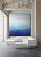 Load image into Gallery viewer, Extra Large Paintings for Sale Blue Ocean Abstract Painting Gp025