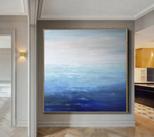 Load image into Gallery viewer, Extra Large Paintings for Sale Blue Ocean Abstract Painting Gp025