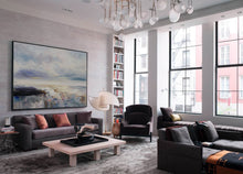 Load image into Gallery viewer, Buy Large Abstract Art Original White Clouds Canvas Painting Bp077