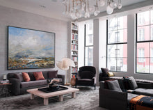 Load image into Gallery viewer, Beach Abstract Paintingt Sky Abstract Oil Painting Living Room Art Dp112