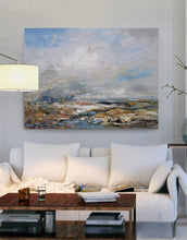 Load image into Gallery viewer, Beach Abstract Paintingt Sky Abstract Oil Painting Living Room Art Dp112