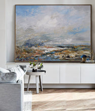 Load image into Gallery viewer, Beach Abstract Paintingt Sky Abstract Oil Painting Living Room Art Dp112
