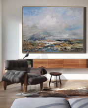 Load image into Gallery viewer, Beach Abstract Paintingt Sky Abstract Oil Painting Living Room Art Dp112