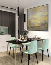 Load image into Gallery viewer, Original Beige Sky Abstract Painting Large Wall White Abstract Art Dp111