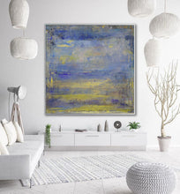 Load image into Gallery viewer, Original Purple Sky Abstract Painting Sea Level Abstract Oil Painting Dp116