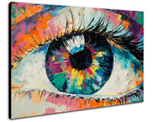 Load image into Gallery viewer, Eye Painting Abstract Modern Painting On Canvas Living Room Wall Art Bp017