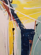 Load image into Gallery viewer, Deep Green White Abstrac Painting Contemporary Painting Living Room Qp046