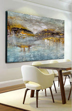 Load image into Gallery viewer, Large Scale Original Art Modern Abstract Painting on Canvas Office Gp073