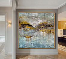 Load image into Gallery viewer, Large Scale Original Art Modern Abstract Painting on Canvas Office Gp073