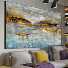 Load image into Gallery viewer, Large Scale Original Art Modern Abstract Painting on Canvas Office Gp073