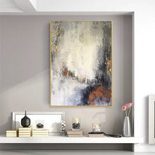 Load image into Gallery viewer, White Brown Red Abstract Painting Large Acrylic Painting Yp035
