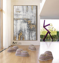 Load image into Gallery viewer, Huge Contemporary Art Abstract Painting Original Gold Painting Ap009