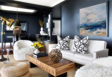 Load image into Gallery viewer, Blue Abstract Painting Beach Painting Landscape Yp004