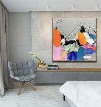 Load image into Gallery viewer, Colorful Abstract Painting Original Large Textured Art Painting Np098