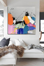 Load image into Gallery viewer, Colorful Abstract Painting Original Large Textured Art Painting Np098