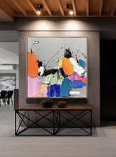 Load image into Gallery viewer, Colorful Abstract Painting Original Large Textured Art Painting Np098