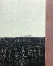 Load image into Gallery viewer, Black and White Painting on Canvas Iron Red Wall Art Op052