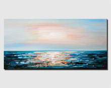Load image into Gallery viewer, Large Contemporary Canvas Wall Art Sunrise Oil Painting on Canvas Gp093