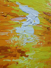 Load image into Gallery viewer, Beach Sunset Painting Orange Abstract Landscape Op053