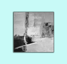Load image into Gallery viewer, Black And White Abstract Painting Oversized Acrylic Painting Yp024
