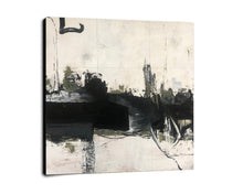 Load image into Gallery viewer, Oversized Canvas Wall Art Black and White Art Painting Bp012