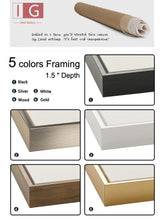 Load image into Gallery viewer, White Green Brown Black Art Living Room Handmade Painting Qp048