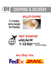 Load image into Gallery viewer, White Green Brown Black Art Living Room Handmade Painting Qp048