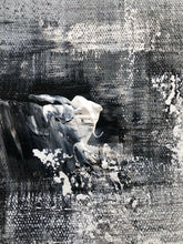 Load image into Gallery viewer, Black And White Abstract Painting on Canvas Minimalist Painting Op027