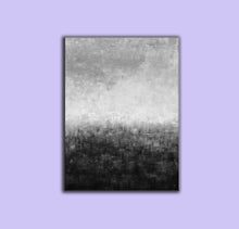 Load image into Gallery viewer, Black and White Abstract Painting Gray Huge Wall Art Yp12