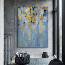Load image into Gallery viewer, Sky Blue Abstract Large Sea Abstract On Living Room Decor Dp059