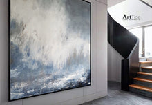 Load image into Gallery viewer, Large Ocean Painting On Canvas Original Coastal Landscape Abstract Ap016