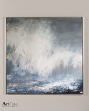 Load image into Gallery viewer, Large Ocean Painting On Canvas Original Coastal Landscape Abstract Ap016