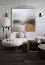 Load image into Gallery viewer, Sunrise Landscape Painting Large Abstract Art Painting On Canvas Qp070