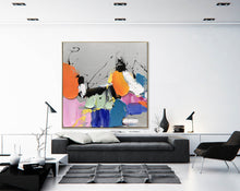 Load image into Gallery viewer, Colorful Abstract Painting Original Large Textured Art Painting Np098