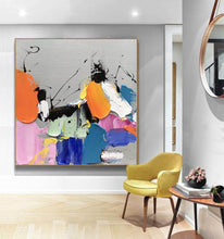 Load image into Gallery viewer, Colorful Abstract Painting Original Large Textured Art Painting Np098