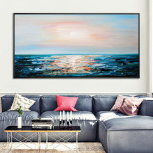 Load image into Gallery viewer, Large Contemporary Canvas Wall Art Sunrise Oil Painting on Canvas Gp093