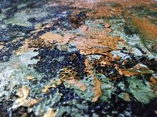 Load image into Gallery viewer, Blue And Gold Abstract Painting, Xl Painting,Oversized Abstract Art Bp061