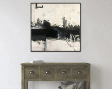 Load image into Gallery viewer, Oversized Canvas Wall Art Black and White Art Painting Bp012