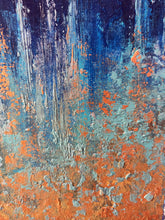 Load image into Gallery viewer, Modern Wall Art for Living Room Blue Abstract Painting, Xl Painting Bp055