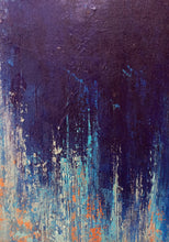 Load image into Gallery viewer, Modern Wall Art for Living Room Blue Abstract Painting, Xl Painting Bp055