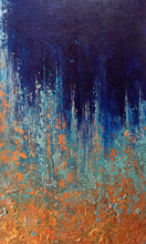 Load image into Gallery viewer, Modern Wall Art for Living Room Blue Abstract Painting, Xl Painting Bp055