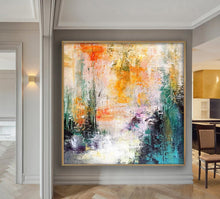 Load image into Gallery viewer, Large Colorful Canvas Art Custom Pop Art Canvas Bp051