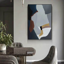 Load image into Gallery viewer, Geometric Wall Art Contemporary Abstract Oil Painting Yp021