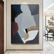 Load image into Gallery viewer, Geometric Wall Art Contemporary Abstract Oil Painting Yp021