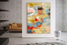 Load image into Gallery viewer, Extra Large Paintings,Knife Abstract Art,Office Wall Art Gp061