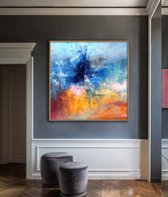 Load image into Gallery viewer, Oversized Artwork for Living Room Colourful Abstract Painting Bp050