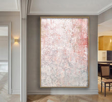 Load image into Gallery viewer, Modern Office Art Pink Abstract Painting Huge Abstract Wall Art Bp066