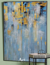 Load image into Gallery viewer, Sky Blue Abstract Large Sea Abstract On Living Room Decor Dp059