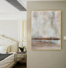 Load image into Gallery viewer, Brown Abstract Painting Living Room Art Cp021