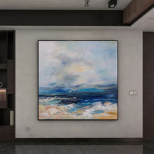 Load image into Gallery viewer, Beach Sunset Painting Ocean Painting Landscape Op018